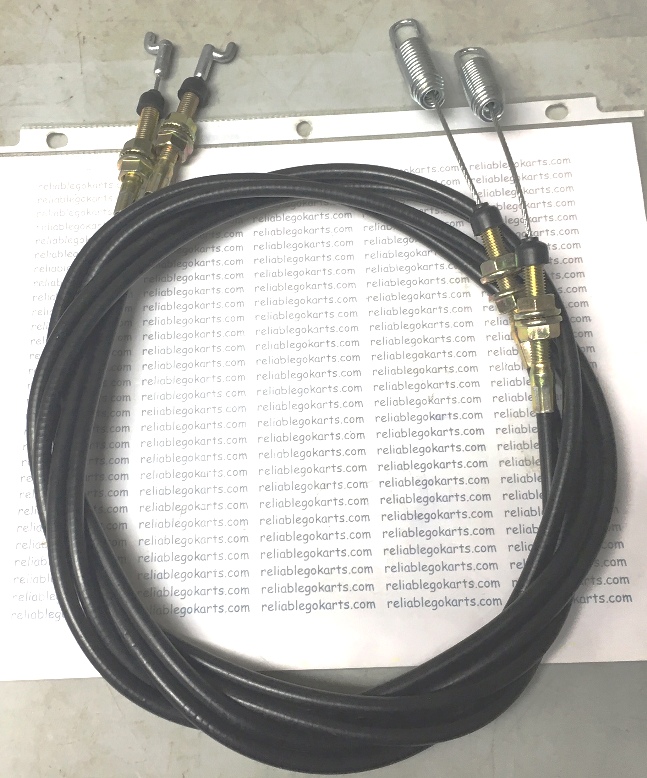 Camoo Shifter Cables For Chuck Wagon, Trail Wagon & American Land Master Go-Karts (2-11082)