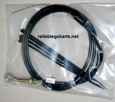 Throttle Cable, 74.5", Manco (special order, please see notes)