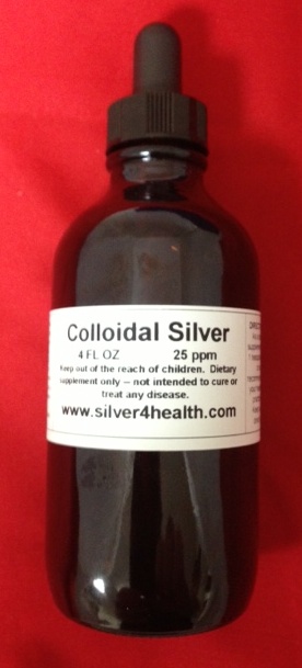 Colloidal Silver, 3 ppm, 4 oz. bottle