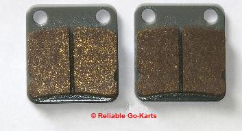 Brake Pad Set, Rear, twin seat